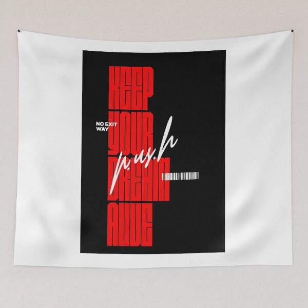 Item preview, Push Through No Exit Illustration designed and sold by Mindsetbubble.