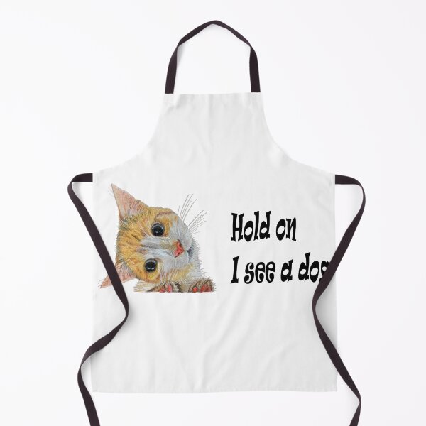 Item preview, Kitten -Hold on I see a dog designed and sold by artbyruthandco.