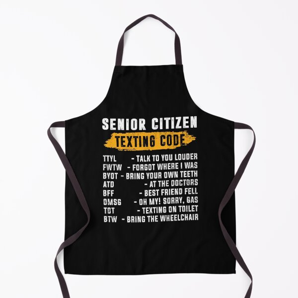 Item preview, Senior Citizen's Texting Code Design Grandpa Dad Funny Gift designed and sold by FernaRoje.