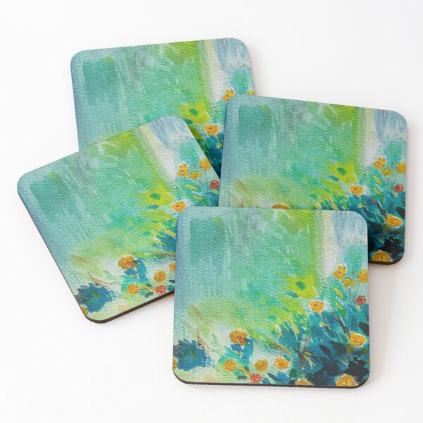 Item preview, Yellow Flowers in Lush Greenery designed and sold by Jasbindar Singh.