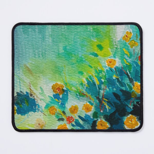 Item preview, Yellow Flowers in Lush Greenery designed and sold by Jasbindar Singh.