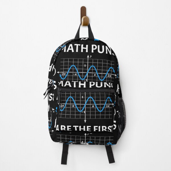 Item preview, Funny Nerdy Math Puns Are the First Sin(Madness) Math Teacher White Text designed and sold by MathWare MathClips.