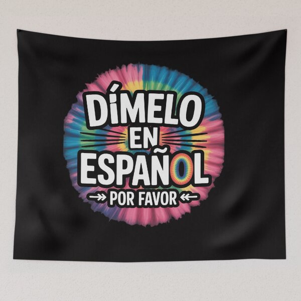 Item preview, OQk7 Colorful Dimelo En Espanol Por Favor Spanish Teacher Men Women designed and sold by OlafLica.