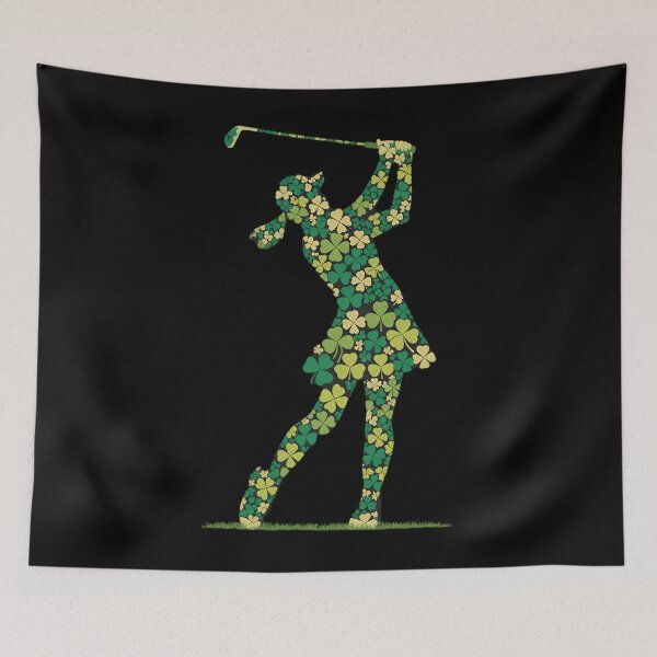 Item preview, Golf Swing Shamrock Clover - St Patricks Day designed and sold by DentistLegal.