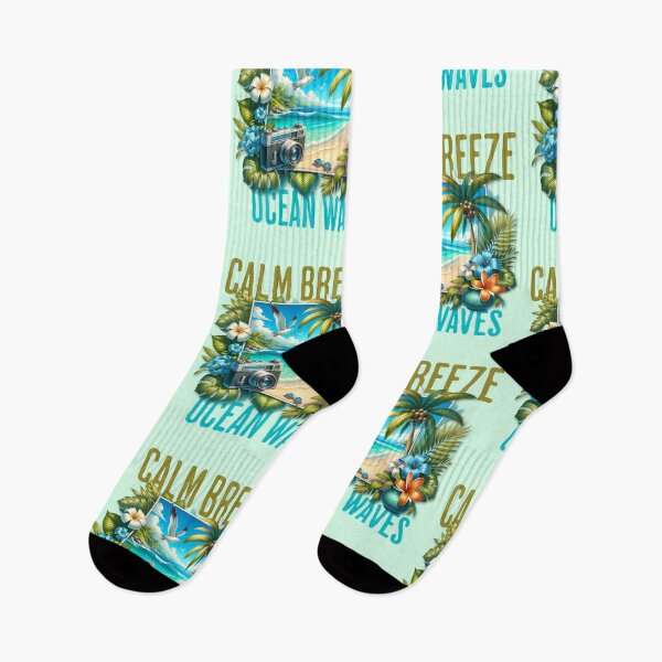 Item preview, Calm Breeze Ocean Waves - Tropical Paradise Vacation Design designed and sold by SNKZAPPAREL.