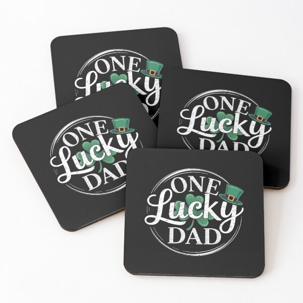 Item preview, One Lucky Dad Funny Father Irish Clovers St Patrick's Day designed and sold by DentistLegal.