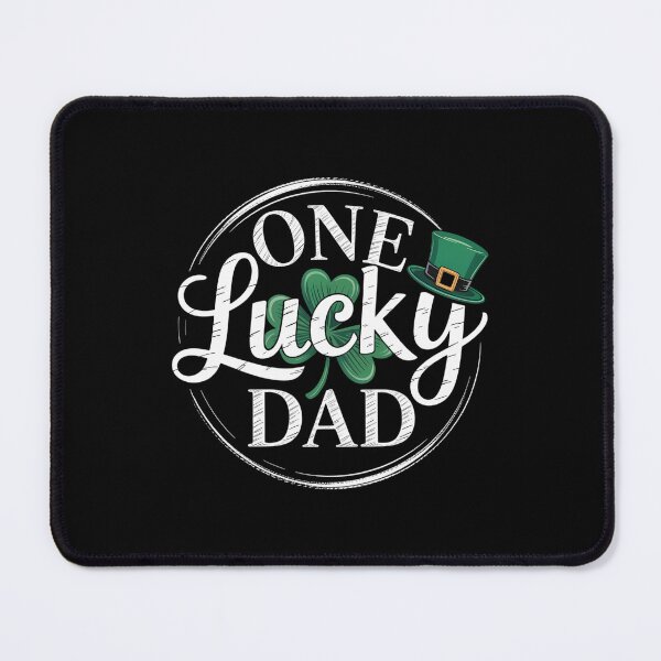 Item preview, One Lucky Dad Funny Father Irish Clovers St Patrick's Day designed and sold by DentistLegal.