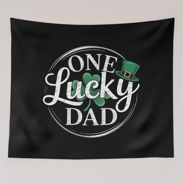 Item preview, One Lucky Dad Funny Father Irish Clovers St Patrick's Day designed and sold by DentistLegal.