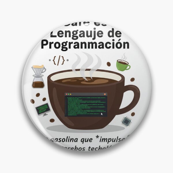 Item preview, El Café es mi Lenguaje de Programación designed and sold by jduran25.