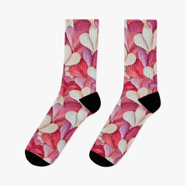 Artikelvorschau, Herzblütenmuster – Nahtloses Design in zartem Rosa zum Valentinstag entworfen und verkauft von Lewis-mart.