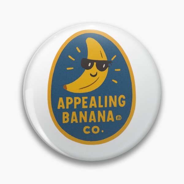 Artikelvorschau, Appealing Banana Co. – Retro-Fruchtetikettenaufkleber entworfen und verkauft von FilipaAndrez.