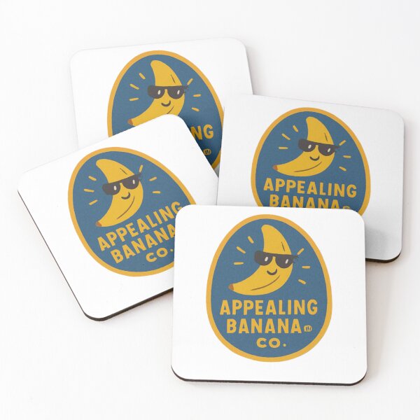 Item preview, Appealing Banana Co. – Retro Fruit Label Sticker designed and sold by FilipaAndrez.
