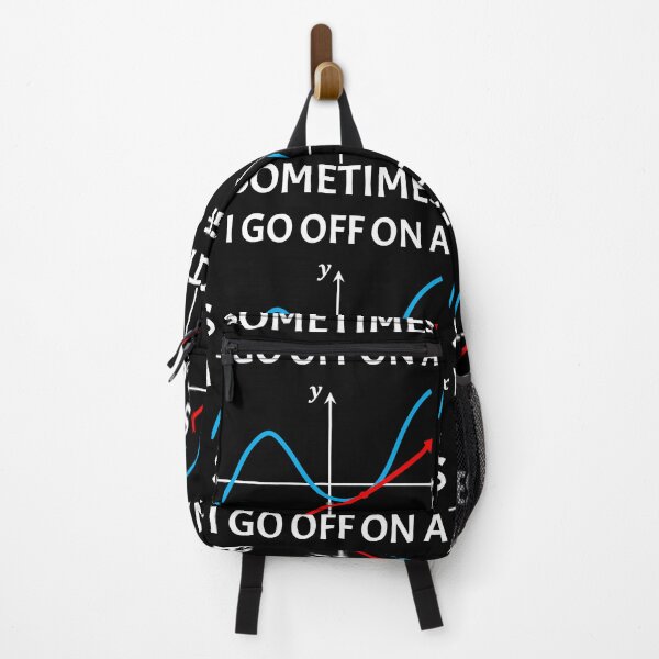 Item preview, Funny Nerdy Sometimes I Go Off On a Tangent Calciulus Math Teacher White Text designed and sold by MathWare MathClips.