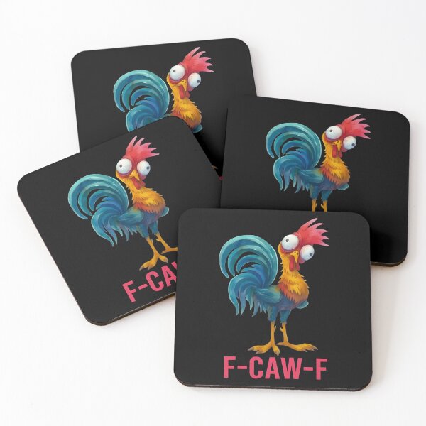 Item preview, F-Caw-F Chicken  T-Shirt designed and sold by FreakyNaked.
