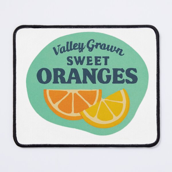 Item preview, Sweet Oranges – Retro Citrus Fruit Label Sticker designed and sold by FilipaAndrez.