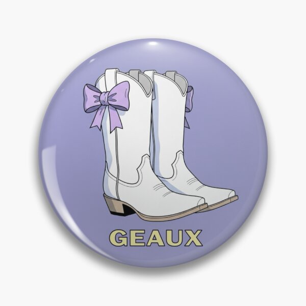 Aperçu de l'œuvre Bottes de cowboy blanches Geaux avec nœud créée et vendue par Screaming-Lemon.