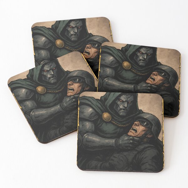 Item preview, Iron Sovereign vs Armored Operative – Dark Comic Confrontation designed and sold by SharikoKenai99.