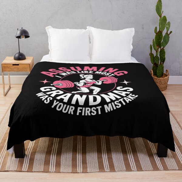 Item preview, Womens Assuming I Was Like Most Grandmas Was Your First Mistake Gym designed and sold by OlafLica.