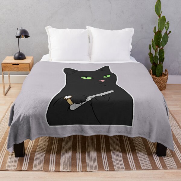 Item preview, Black Cat Meme – Filing Nails Cartoon – Sass & Attitude Kitty designed and sold by lemonfishing.