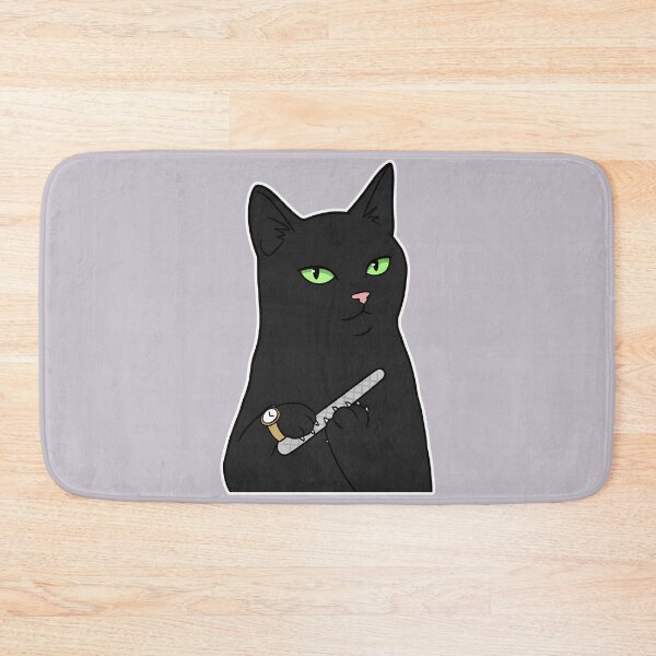Item preview, Black Cat Meme – Filing Nails Cartoon – Sass & Attitude Kitty designed and sold by lemonfishing.