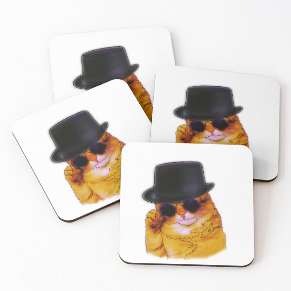 Item preview, Cool cat with glasses and top hat- animalzinhats designed and sold by Ashley’sAnimalz.