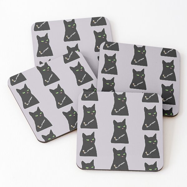 Item preview, Black Cat Meme – Filing Nails Cartoon – Sass & Attitude Kitty(small-ver) designed and sold by lemonfishing.