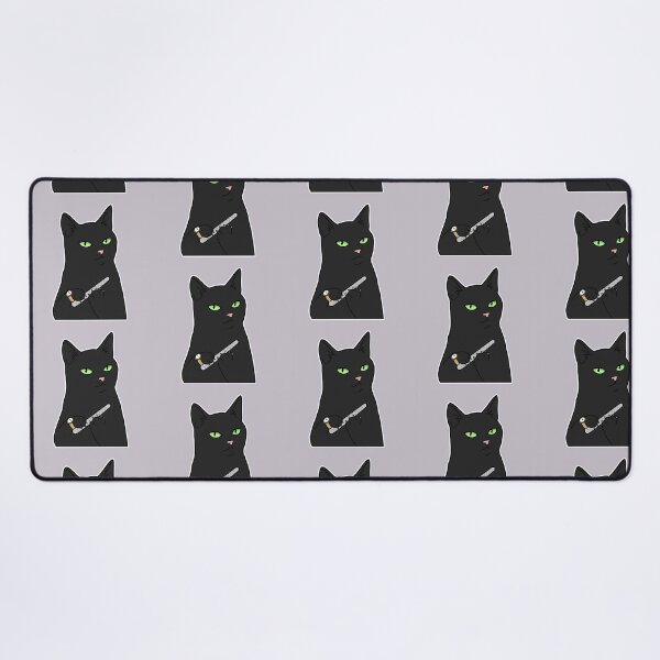 Item preview, Black Cat Meme – Filing Nails Cartoon – Sass & Attitude Kitty(small-ver) designed and sold by lemonfishing.