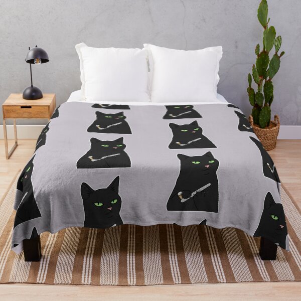 Item preview, Black Cat Meme – Filing Nails Cartoon – Sass & Attitude Kitty(small-ver) designed and sold by lemonfishing.