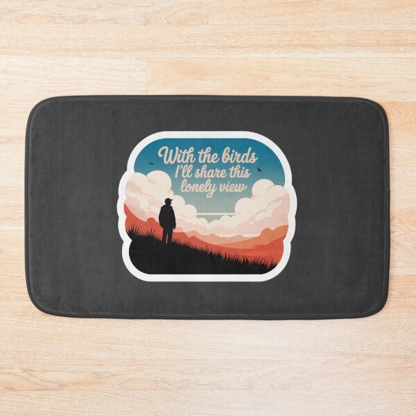 Item preview, With the birds I'll share this lonely view designed and sold by XXVSHIRT.