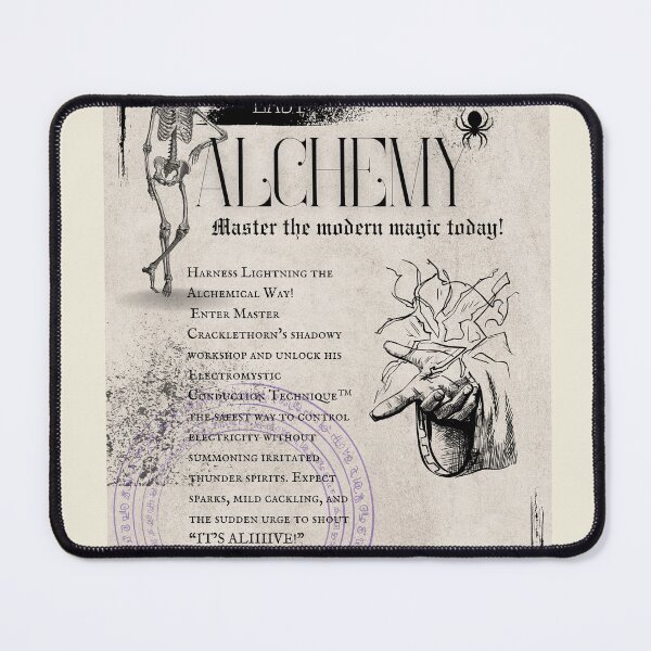 Item preview, Spooky Alchemist Leaflet – “Master Electricity” Vintage Magic Humor designed and sold by DanniDan.
