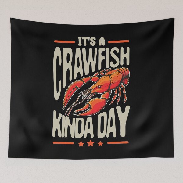 Item preview, It’s a Crawfish Kinda Day Retro Shirt designed and sold by LarryMBrown.