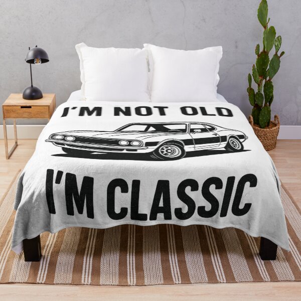 Item preview, I’m Not Old I’m Classic – Retro Muscle Car Vintage Design designed and sold by louzza shop.