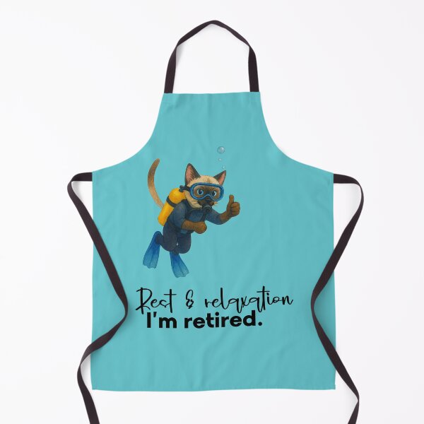 Item preview, Scuba Cat Retirement – Funny Cat Mom Diver Retirement Design for Women & Ocean Lovers designed and sold by Thanineemedia.