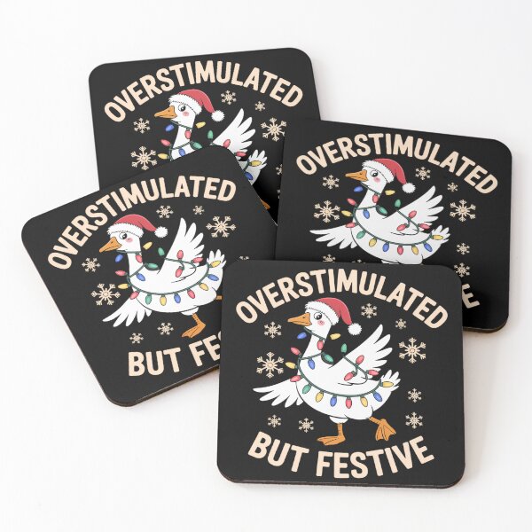 Item preview, Overstimulated But Festive Goose designed and sold by theartfulaspie.