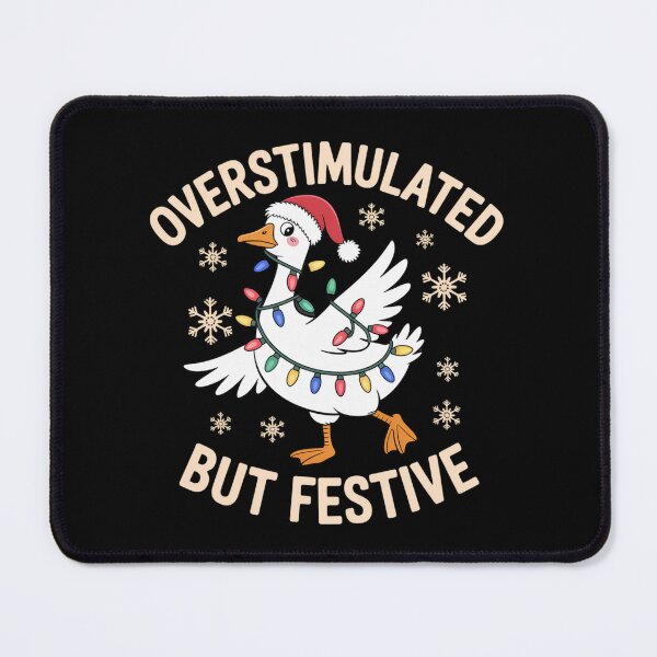 Item preview, Overstimulated But Festive Goose designed and sold by theartfulaspie.