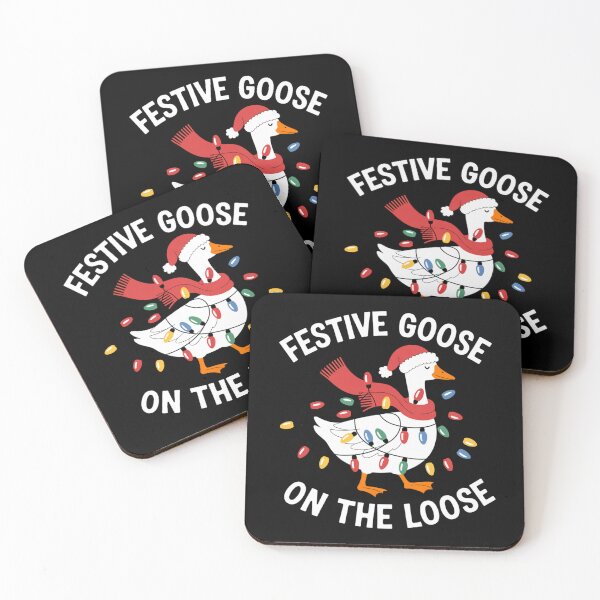 Item preview, Festive Goose on the Loose designed and sold by theartfulaspie.