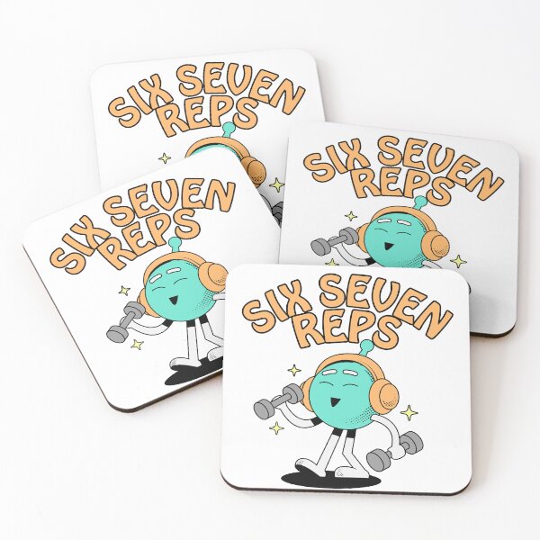 Item preview, Six Seven Reps Gymrat meme designed and sold by JumpandFly.
