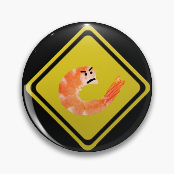 Item preview, Angry Shrimp Crossing designed and sold by Shrimps 4 Life.