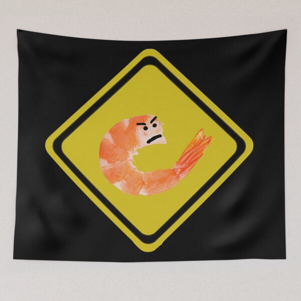 Item preview, Angry Shrimp Crossing designed and sold by Shrimps 4 Life.