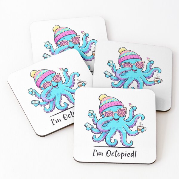 Item preview, "I'm Octopied!" Cute Cartoon Octopus designed and sold by Red Arts.