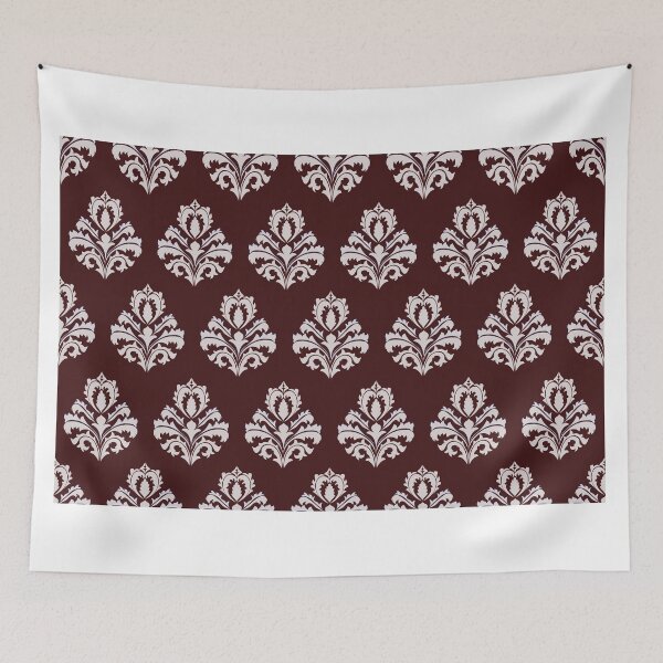 Item preview, Dark Damask Elegance – Classic Ornamental Pattern Design designed and sold by Line-Aura.