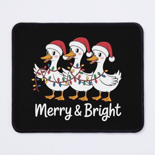 Item preview, Merry & Bright Geese designed and sold by theartfulaspie.