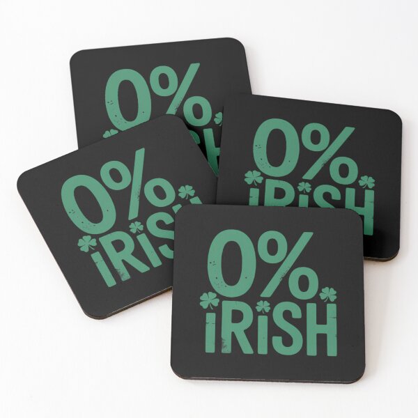Item preview, Funny 0% Irish Saint Patrick's Day designed and sold by Bandikonsalez.