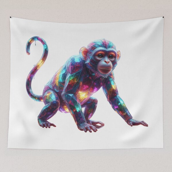 Item preview, Crystal Monkey Art designed and sold by GloriousArtSKD.