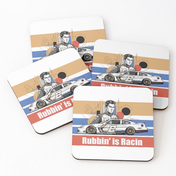 Item preview, "Rubbin' is Racin'" NASCAR Art designed and sold by KiwiRider.
