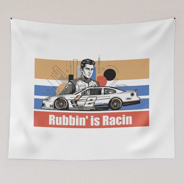 Item preview, "Rubbin' is Racin'" NASCAR Art designed and sold by KiwiRider.