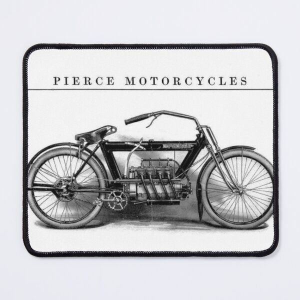 Item preview, Pierce 4 cylinder motorcycle print designed and sold by jasart60.