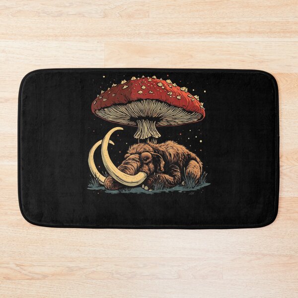 Item preview, Cute Mammoth Woolly Under The Mushroom  designed and sold by AngelaSandra.