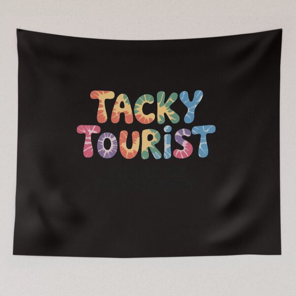 Item preview, Vacation Tacky Tourist Tie Dye Tacky Traveler Day designed and sold by LapFemile.