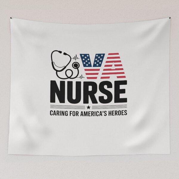 Item preview, VA Nurse Caring For American's Heroes designed and sold by LapFemile.